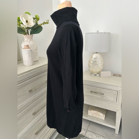 J. Crew Elegant Black Turtleneck Dress - Picture 5 of 10